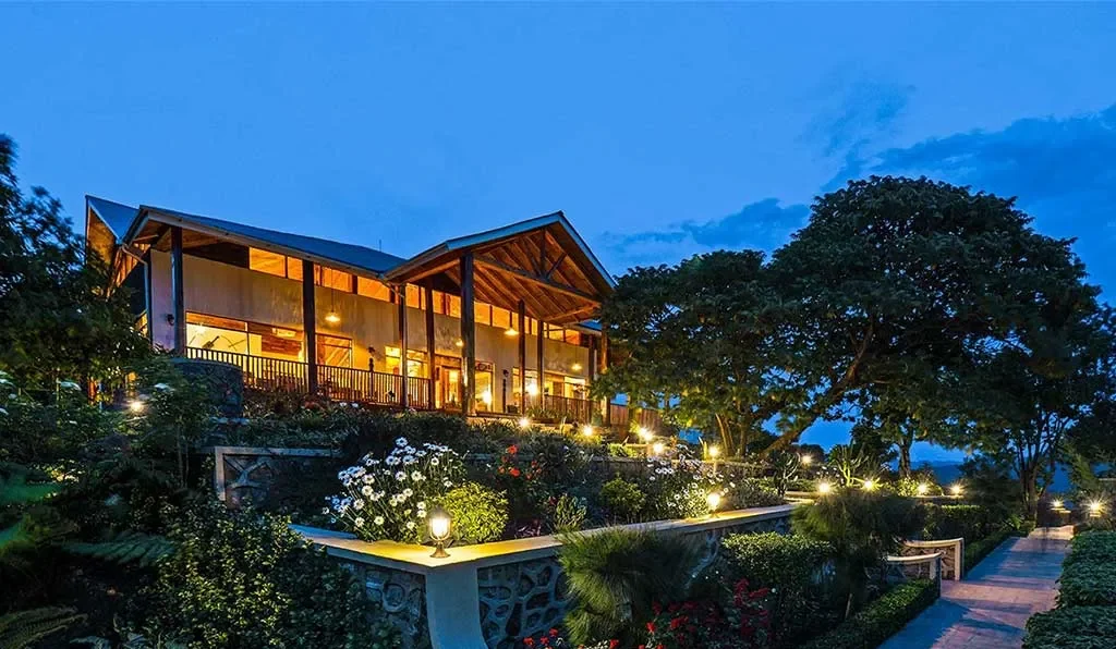 Luxury lodge in the Bwindi region