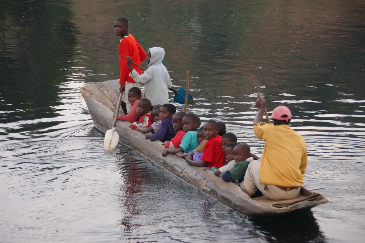 Lake Bunyonyi southwestern Uganda