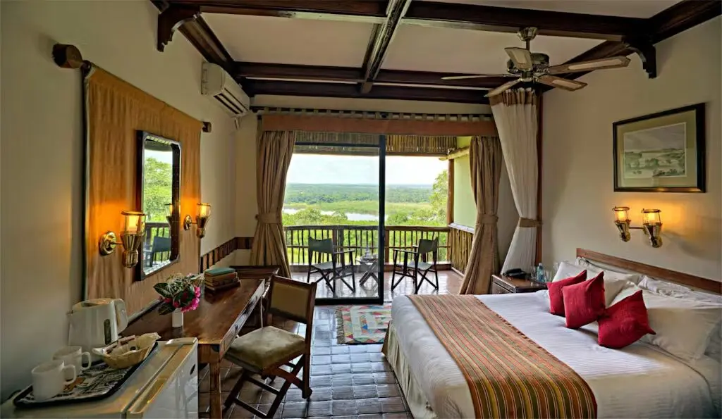 Upper mid-range safari accommodation in Uganda