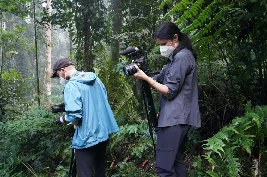 Photographers in bwindi